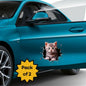 Durable Cat Pattern Car Sticker (Pack of 2)