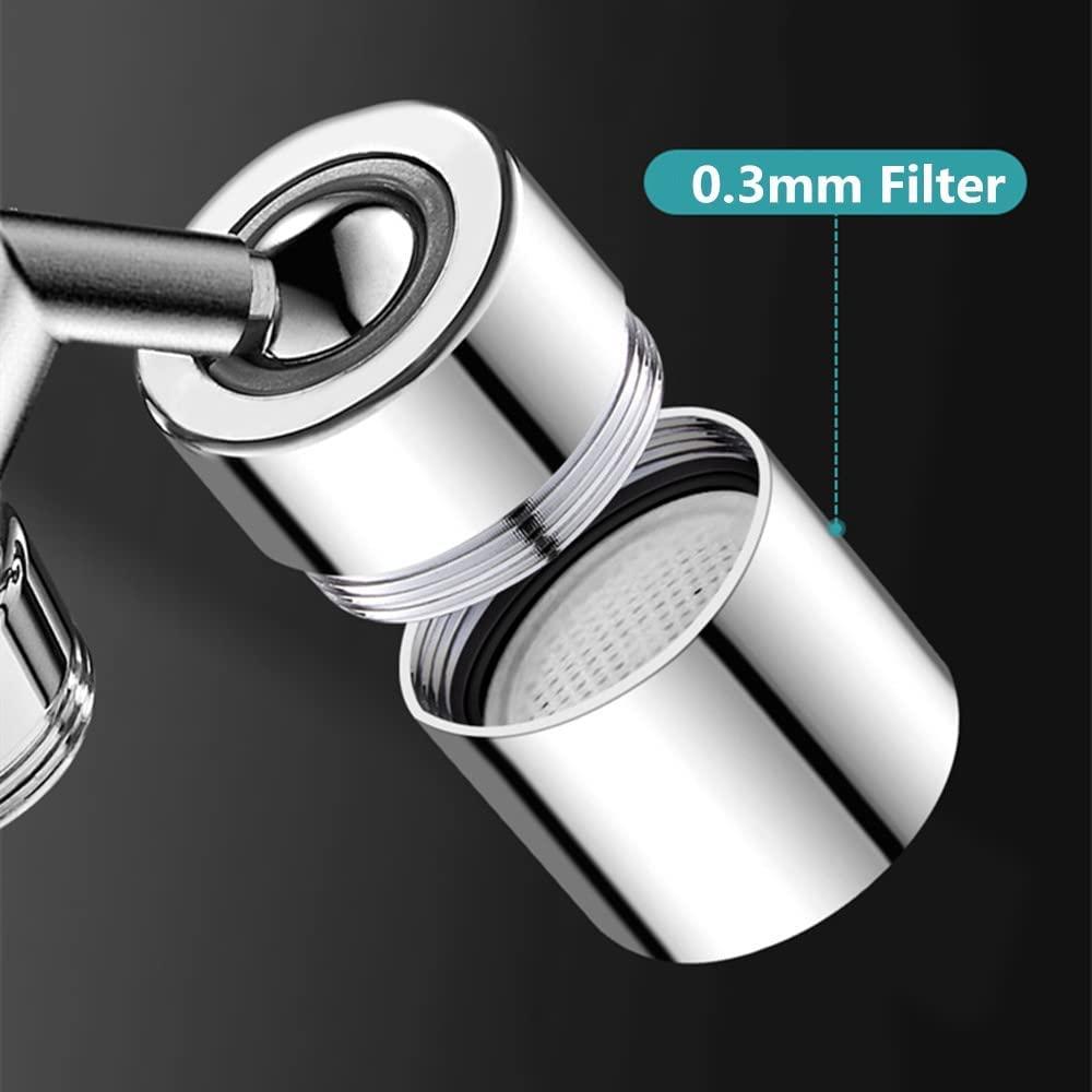 Filter Faucet -Kitchen 720� Rotatable Splash Filter Faucet Sprayer