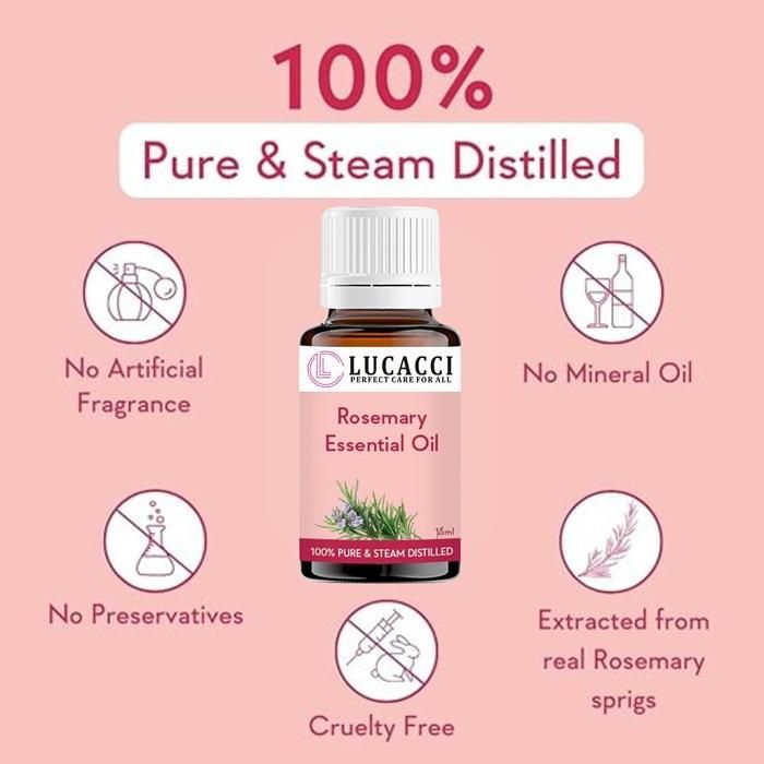 Lucacci Pure Rosemary Essential Oil - 30ml