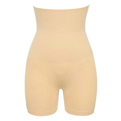 Tummy Tucker Women's High Waist with Anti Rolling Strips Shapewear for Women, Tummy Shaper Comfortable Seamless Shapewear Beige