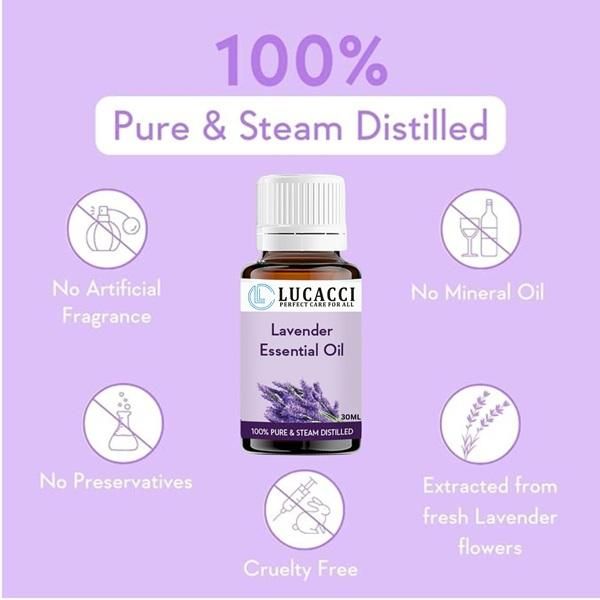 Lucacci Pure Lavender Essential Oil - 30ml